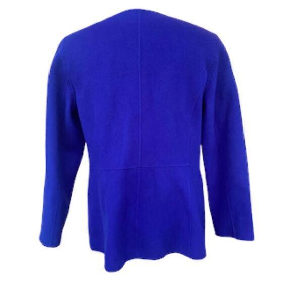 Talbots Double Face Wool Jacket Sz. 14, Pockets, Front Buttons Wool Blend - Picture 9 of 11